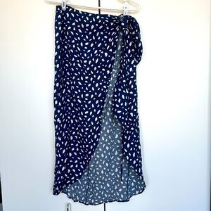 Reformation Taglio Wrap Skirt, size M